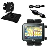 LG LN845 Auto Bean Bag Dash Holder with Car Charger - Uses Gomadic TipExchange