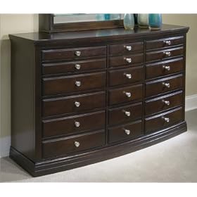 Broyhill 4067-30 Affinity Triple Drawer Dresser in CafÃ©