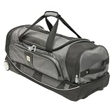 Sharper Image Airtek Rolling Duffel Bag - Gray/ Black (31')