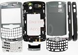 Tatinium AT&T GSM Original OEM Full Complete Case Housing for Rim BlackBerry Curve 8300 8310 8320 Cover Faceplate with Lens Trackball Keypads Keyboard Speaker Mic
