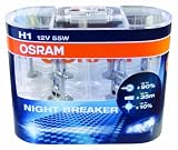 OSRAM 64150NBR H1 12V 55W NIGHT BREAKER 2er-Pack KFZ-Scheinwerferlampe