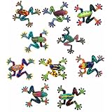 10 Frogs Frog Tropical Haitian Metal Art Home Room Yard Decor ~ Breeze On In Sales