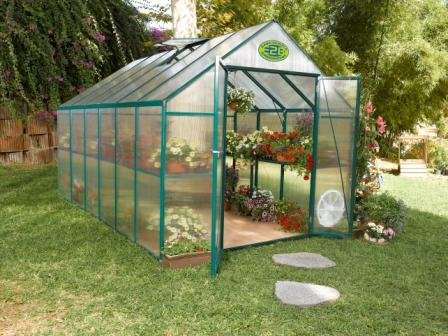 Systems Trading EG45812 Backyard Hobby Greenhouse, Green, 8 By 12 Feet