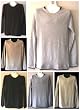 Mens Long Sleeve Crew Neck with Shoulder Trim Detail in 6 Color Combinations sizes M-XXL. Ladies, too!! Can be worn inside out for a second very cool look!
