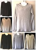 Mens Long Sleeve Crew Neck with Shoulder Trim Detail in 6 Color Combinations sizes M-XXL. Ladies, too!! Can be worn inside out for a second very cool look!