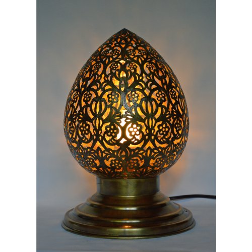 moroccan brass table lamp