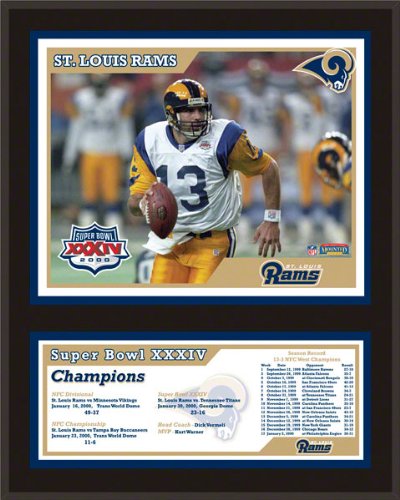 Mounted Memories St. Louis Rams 12x15 Sublimated Plaque - Super Bowl XXXIV
