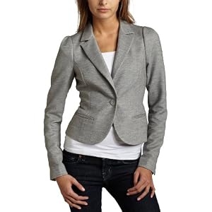 Buy 7 for all mankind Ladies Shrunken Blazer in Gravel by 7 For All Mankind