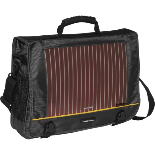 Eco Traveler 16 in. Solar Laptop Messenger Bag (Black) Eco Traveler 16 in. Solar Laptop Messenger Bag (Black)