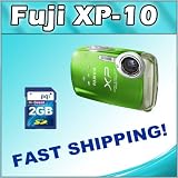 Fujifilm FinePix XP10 12MP Digital Camera w/ 5x Dual Image stabilized Optical Zoom, 2.7