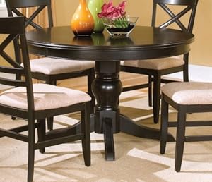 Amazon.com - Contemporary Design Black 48" Round Dining Table