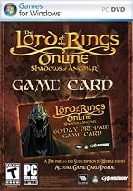 The Lord of the Rings Shadows of Angmar Prepaid 60-Day Game Time Card