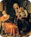 Artist Rembrandt van Rijn MOUSE PAD Anna Accused by Tobit of Stealing The Kid