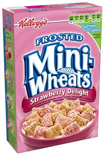 Kellogg's Frosted Mini-Wheats Strawberry Delight, 16.3-Ounce Boxes (Pack of 3) by Breakfast Delight
