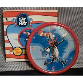 Dr. Seuss' The Cat in the Hat Wall Clock