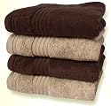 Handtücher im 4 tlg. Handtuch / Frottier-Set 550 g/m2, schwere Qualität