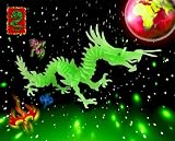 Dragon 3D Jigsaw Glow In The Dark Construction Kit