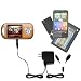 Double Wall Home Charger with tips including a tip for the Disney High School Musical Mix Max Player DS19005 - uses Gomadic TipExchange Technology