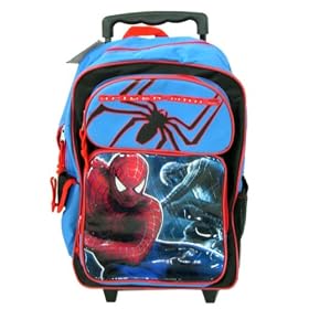 Marvel Spiderman Wheeled Backpack - Full Size School Luggage Bag by Marvel