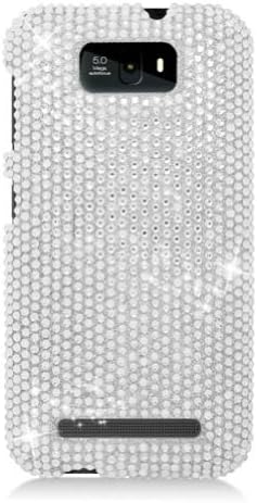 Windowcell for BLU Studio 5.5 D610a - Bling Rhinestone Diamond Crystal Glitter Bling Hard Case Cover Shell Phone Case for BLU Studio 5.5 D610a (ALL SIVER 377)