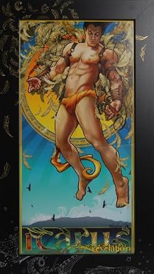 "Icarus' Revelation" in Hand-Decorated Frame