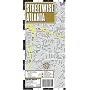 Streetwise Atlanta Map - Laminated City Center Street Map of Atlanta, Georgia - Folding pocket size travel map with Marta metro lines