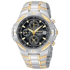 Seiko� Men's Two - Tone Alarm Chronograph Watch