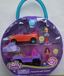 Polly Pocket Polly Wheels Vehicles 2-Pack: Pampered with Flowers