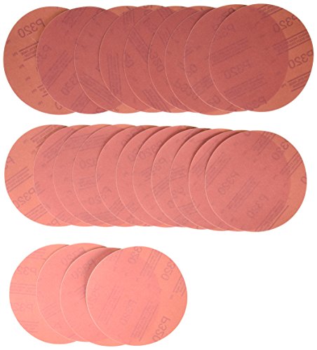 3M 01253 Stikit Red 6" P220 Grit Abrasive Disc Value Pack
