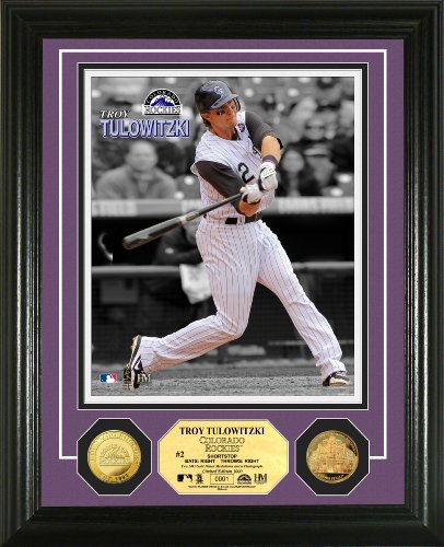 Highland Mint MLB Colorado Rockies Troy Tulowitzki 