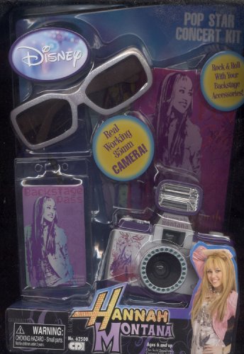 Pop Star Concert Kit * Hannah Montana * 35mm Camera * Sunglass + More