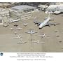 NASA (Dryden Flight Research Center, Aircraft Fleet on Ramp, 2008) Art Poster Print - 13x19