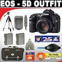 Canon EOS 5D 12.8 MP Digital SLR Camera (Body Only) + Deluxe 4GB High Speed Accessory Kit