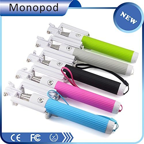 Selfie Stick,Premium Quality Wireless Mini Foldable Bluetooth Monopods for ios and Android from Xtreme Accessories,pocket Size with Built-in Bluetooth with Free Waterproof Storage Pouch Bag,take a Shot Anytime Anywhere with Our Selfie Sticks (Black)