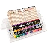 Colore Colored Pencils - Premium Pre-Sharpened Color Pencil Set For Drawing Coloring Pages - FREE Eraser & Sharpener - Great Art School Supplies For Kids & Adults Coloring Books - 60 Colors
