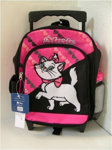 Disney Marie The Cat Backpack w/ Wheel : Kid Size Rolling luggage