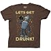 Futurama: Bender Let's Get Drunk Tee - Unisex