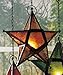 Hanging Glass Star Candle Holder - Set of 3