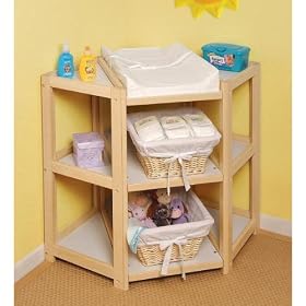 Badger Basket Corner Changing Table
