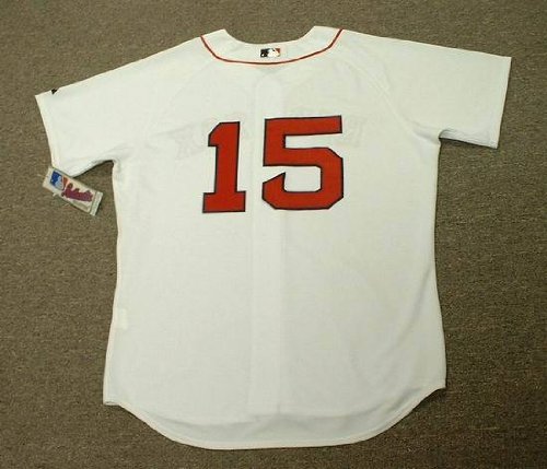 DUSTIN PEDROIA Boston Red Sox Majestic AUTHENTIC Home Baseball Jersey, 44/LARGE