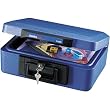 SentrySafe 1100 0.18-Cubic Feet 1/2-Hour Fire-Safe Chest, Arctic Blue