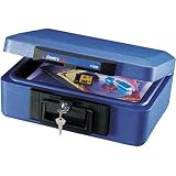 SentrySafe 1100 0.18-Cubic Feet 1/2-Hour Fire-Safe Chest, Arctic Blue