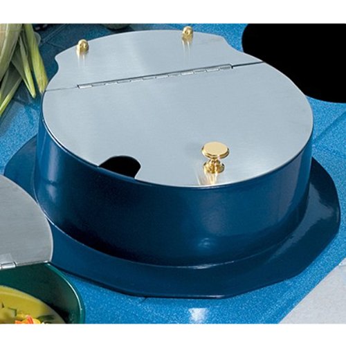 10 qt 12 oz Soup Bowl with Stainless Steel Hinged Lid Pewter Glo 1 Ct !!! Look Check Price