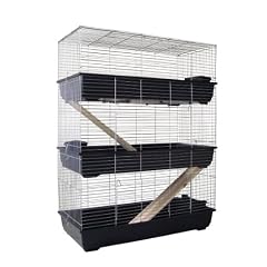 3 St�ckiger Nagerk�fig 120cm f�r Kaninchen oder Meeris