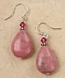Rhodonite Drop Earrings