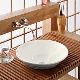 Kohler Vessels K-2200-HW Boucle Muslin Conical Bell Vessels Above-Counter or Wall-Mount Lavatory