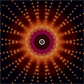poster / affiche Mandala Kao Lele est disperible en (L x H): 30 x 30 cm de M. Tuerner