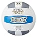 Tachikara Sv5W Gold Competition Premium Leather Volleyball (College Blue/White/Silver Gray)