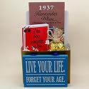 1937 Golden Years Gift Basket - 75th Birthday Gift