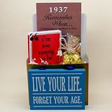 1937 Golden Years Gift Basket - 75th Birthday Gift